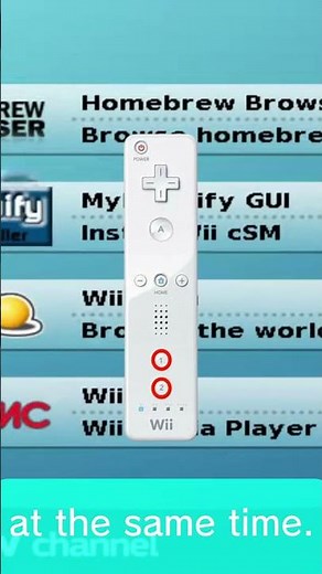 Homebrew Channel SECRET minigame... #shorts #wii #homebrew #forwarder #facts