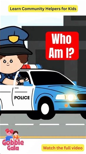 Police Officer for Kids 🚓 | Community Helper