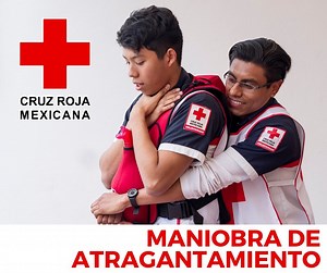 SALVA UNA VIDA ¿Sabes que hacer si alguien se está atragantando? La TUM-B Sofía Moguel nos explica en sencillos pasos la Maniobra de Heimlich. #CRMNLD #Capacitación | Cruz Roja Mexicana Nuevo Laredo
