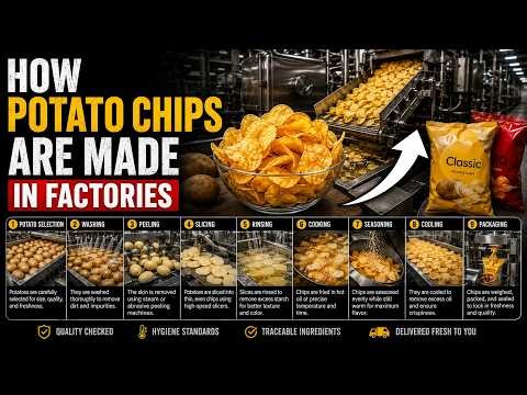 Why Potato Chips Are Made This Way in Modern Factories