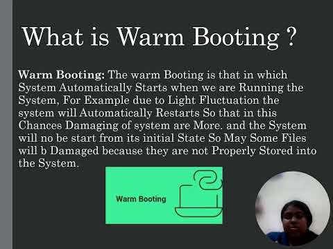 (Booting Process and its Significance) explaination with the help of PowerPoint presentation......