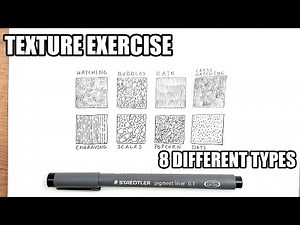Drawing 8 Different Textures #10