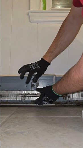 How to reinstall Baseboard Heaters. The easy way!