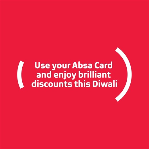 Pay with your Absa Card and benefit from brilliant discounts at Jetha Tulsidas, Hibiscus Beach Resort and Spa and more, this Diwali. For more information, call on 230 5827 6125. How to benefit from exclusive deals with Le Passeport? Become the proud owner of an Absa Card today: https://www.absabank.mu/en/personal/borrow/credit-cards/ Terms and conditions apply. #AbsaCards | Absa Bank Mauritius