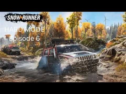 SNOWRUNNER | HARD MODE | RAW Gamplay | No Mic | Episode 6