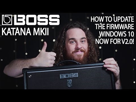 How to Update Katana Mk2 Firmware? Version 2.0 for Windows 10