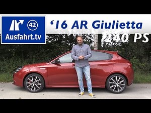 2016 Alfa Romeo Giulietta 1.8 TBi Veloce - Fahrbericht der Probefahrt, Test, Review Ausfahrt.tv