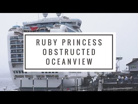 Ruby Princess Cruises Obstructed Oceanview Stateroom L103