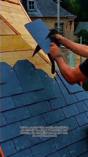 How Traditional Slate Roofing Is Installed by Hand