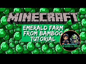 Minecraft Tutorial: Easy Emerald Farm | Villager Trading Hall Guide