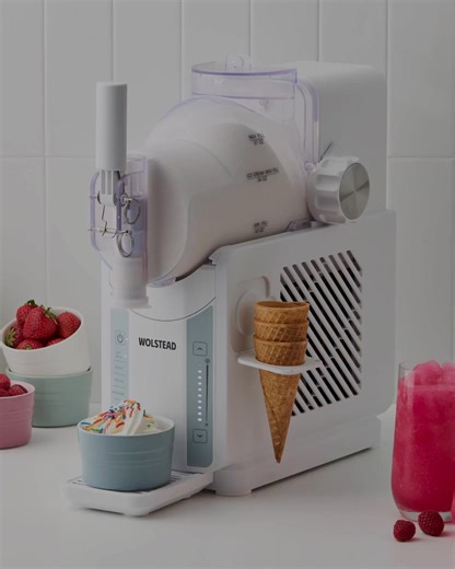 Nail every party moment: icy slushies and creamy soft serve made easy with Wolstead's Bliss Soft Serve & Slushy Maker. | Kitchen Warehouse