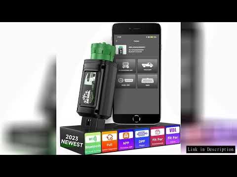 Bluetooth Heavy Duty Truck Scanner 9/16 Pin ANCEL HD120 D.P.F Forced Regen for International & Volv