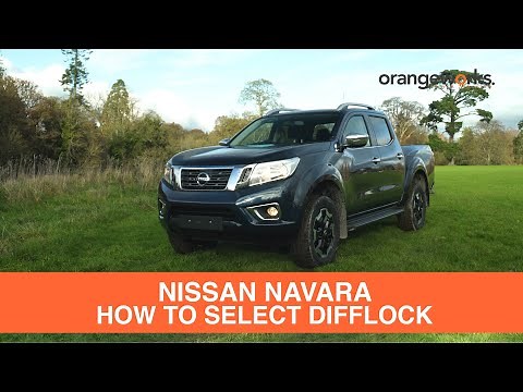 How to select Difflock in your Nissan Navara