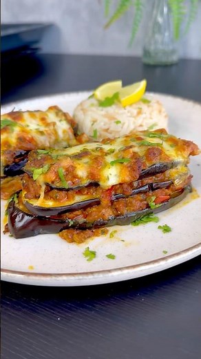 Eggplant Gratin 😍 #easyrecipe #shorts #eggplant #foodlover #foodie