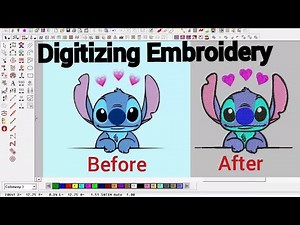 STICH LOGO EMBROIDERY PROGRAM DIGITIZING wilcom ES 65 Designer v9