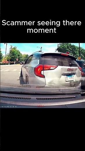 🚨 Dashcam footage shows insurance fraud in the act