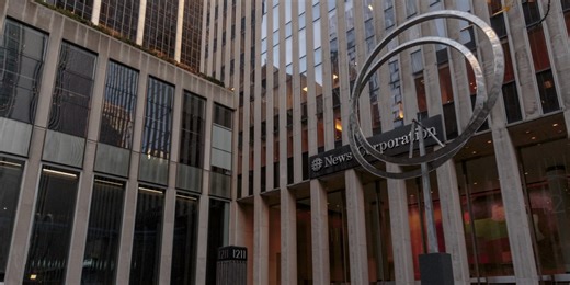 News Corp Revenue Rises on Growth at Dow Jones, Real-Estate Divisions