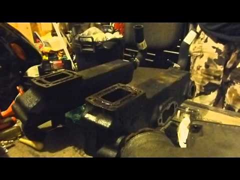 OMC Marine Exhaust manifold leak test
