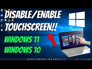 How To Enable or Disable Touch Screen on Dell, HP, Lenovo, Asus, and Windows 11 PC