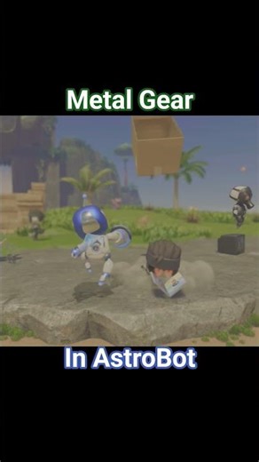 AstroBot Metal Gear fun #astrobot #astro #metalgearsolid #ps5 #cute #eastereggs