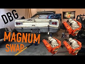 MOPAR RESCUE! Part 2: MAGNUM Engine Swap/46rh Swap. BUDGET BUILD BBODY