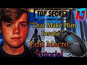 How to Edit like Mongraal Edit Faster in Fortnite Chapter 2 - Fortnite Edit Macro On Logitech