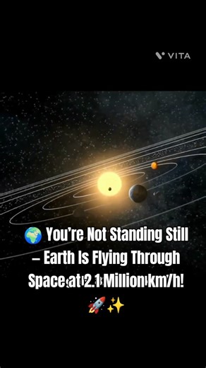 🌍 Earth is Not Standing Still — Earth Is Flying Through Space at 2.1 Million km/h! 🚀✨