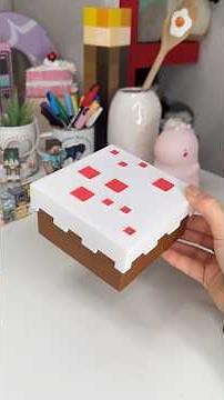 Making a minecraft CAKE for my birthday! 🍰
