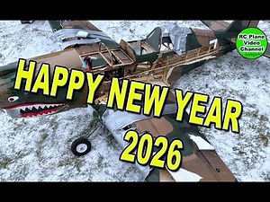 🍾🥂 RC HAPPY NEW YEAR FLIGHT 2026 - RC Plane, Fireworks 🧨 and Crash 🔥😅