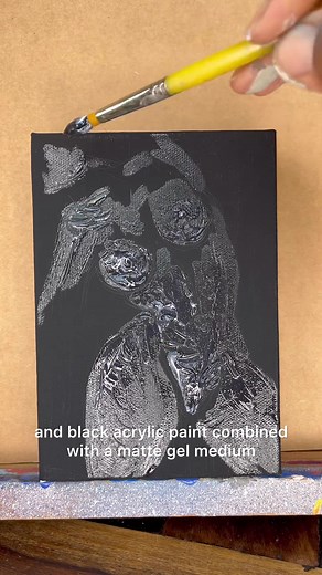 She is beautiful. @CultureHustle #blackpainting #figureart #femalebody #affirmation
