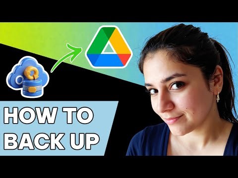 How to back up with GOOGLE DRIVE
