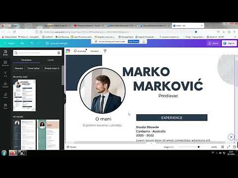 Kako napraviti CV? Napravi dobar CV u Canvi za 5 minuta!