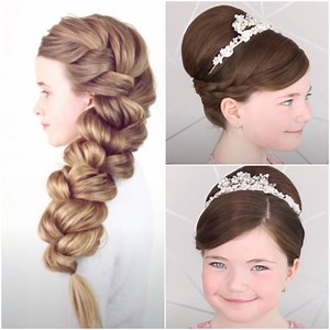 Two princess hairstyles for your little girls 🥰💫 | Sweethearts Hair