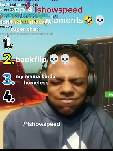 🔥Top 4 Ishowspeed funniest moment part ll🔥🤣💀