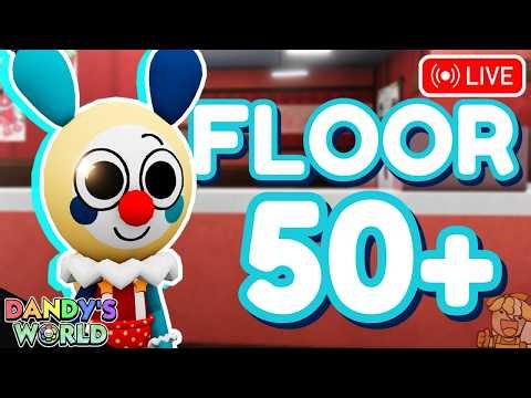 DANDY'S WORLD - Looey Races To FLOOR 50! (Public Runs)