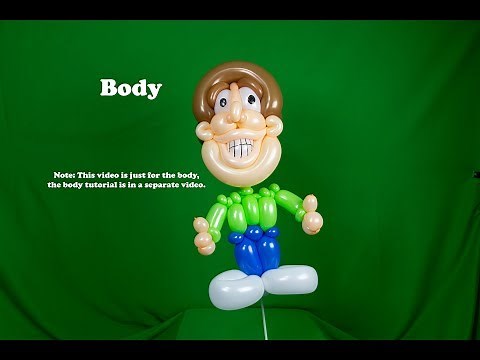 Learn how to make a balloon human body with balloon twisting