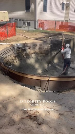 Check out this beautifully designed pool in Cape St. Claire, a classic shape featuring timeless finishes. Integrity Pools handled every phase with precision and care, completing the project in under 2 months after issued permits. Ready to start designing your dream pool? #yourtrustedpoolbuilder #marylandpools #integritypoolsofmd #poolbuilder #backyardliving | Integrity Pools of MD