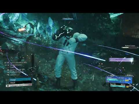 Defeating Mythril Golem (Hard Mode) | FF7 Rebirth — Second Playthrough