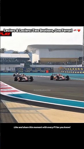 History Made: Leclerc Brothers Race Together for Ferrari!