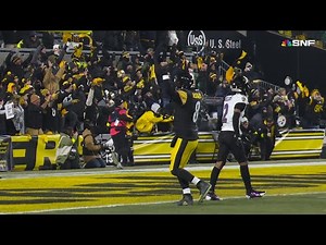 Rodgers dots up Freiermuth! Sets up Steelers' TD