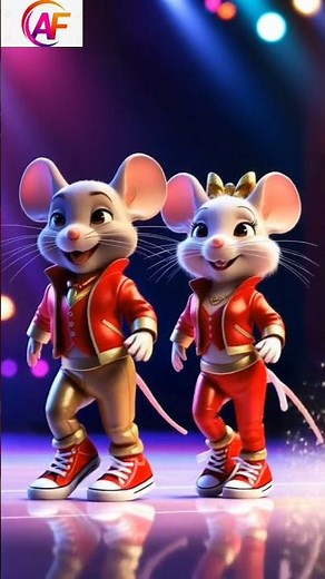 Cute Mice Dancing Together#Animal Flash #dance #song