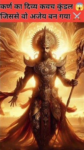 Karna का दिव्य कवच कुंडल 😱 जिसे कोई अस्त्र भेद नहीं सकता था | Mahabharat Secret