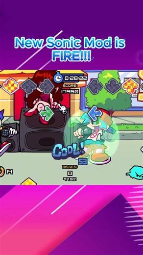 New Sonic Mod is FIRE!!! #fnf #sonic #fnfmod #pointblankk