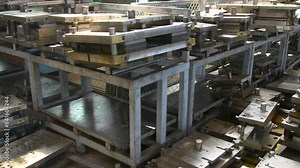 Mold replacement on a hydraulic press. Molds for the hydraulic press.