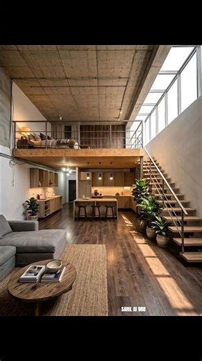 From empty loft to luxury🏡 living.|| Watch this loft transform completely!