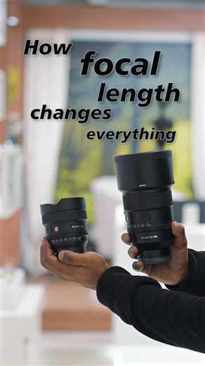 How focal length works📸#camerabasics #focallength #sony #cameratips