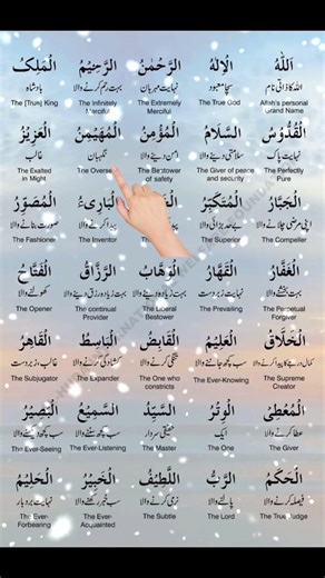 Asma Ul Husna | 99 Beautiful Names of Allah | Peaceful Recitation