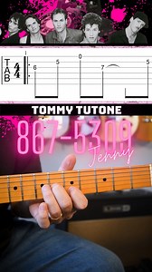 867-5309 Jenny guitar riff by Tommy Tutone. The tab is available in my Guitar Licks course on my website GuitArmy. In the course you can get the tab PDF along with the Guitar Pro file of the tab so you can play along, slow it down, transpose it, etc. The link is in my bio. I'm now offering private online guitar lessons tailored for players just like you who are ready to level up. For more info, send me a message or check out GuitArmy—link's in my bio! | GuitArmy