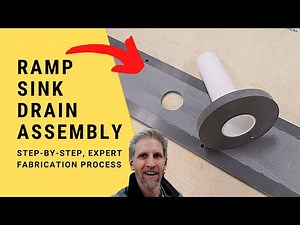 Ramp Sink - Corian Custom Drain Assembly and Sink Parts