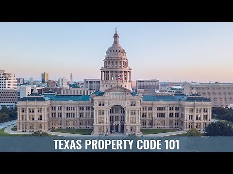 1-17-23 Texas Property Code 101